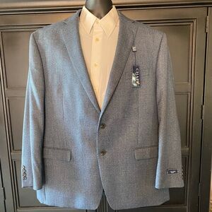 Chaps by Ralph Lauren Blue Twill Sports Coat - 48R NWT